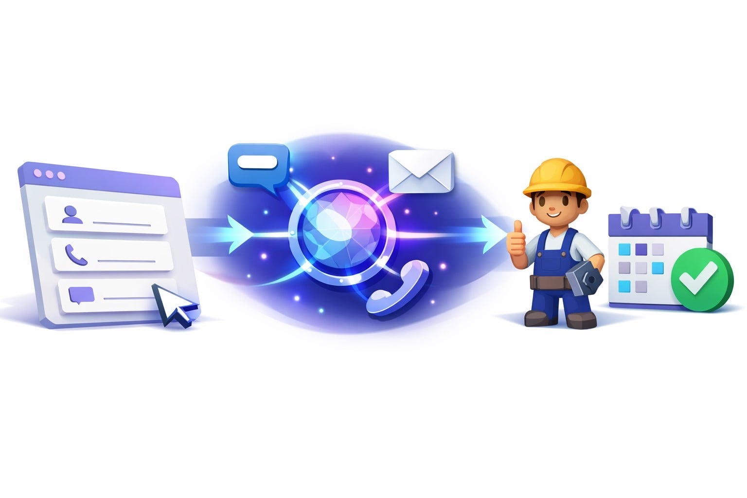 Website Enquiry to Job Booking